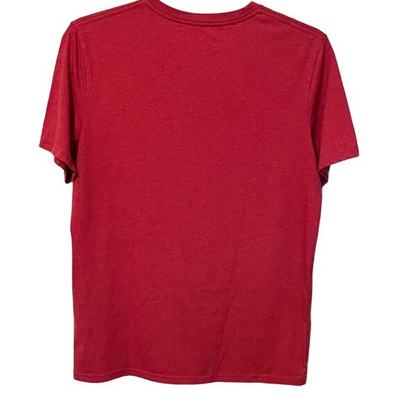 URBAN PIPELINE ULTIMATE TEE SHORT SLEEVE V-NECK T-SHIRT, WOMENS, L, RED - Picture 4 of 8